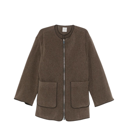 Brown Felt Jacket