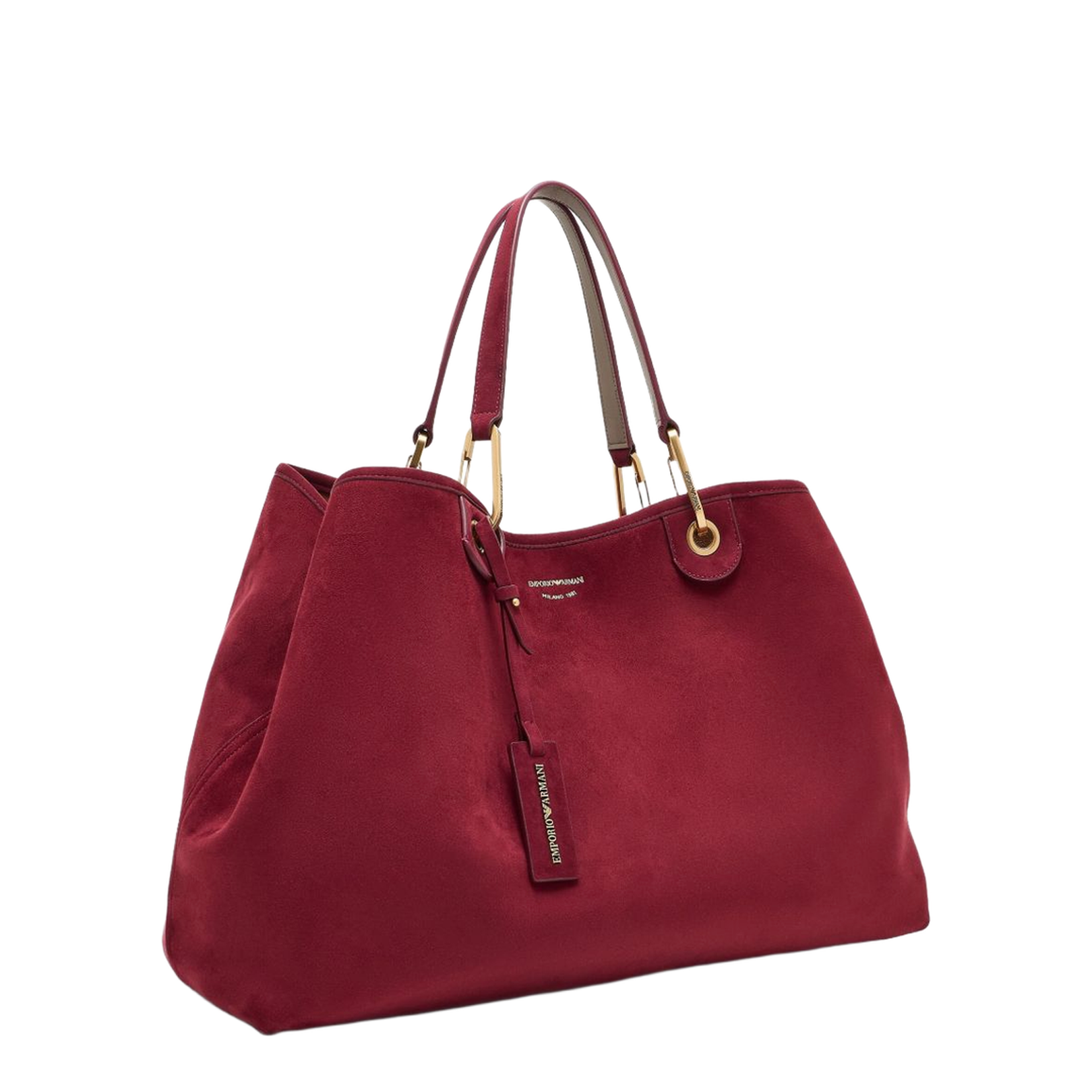 Faux Suede Large Shopper Bag