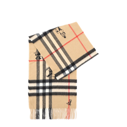 Giant Check Cashmere Scarf