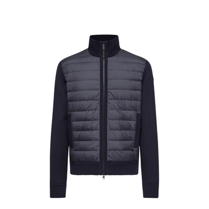 Midnight Blue Wool Cardigan