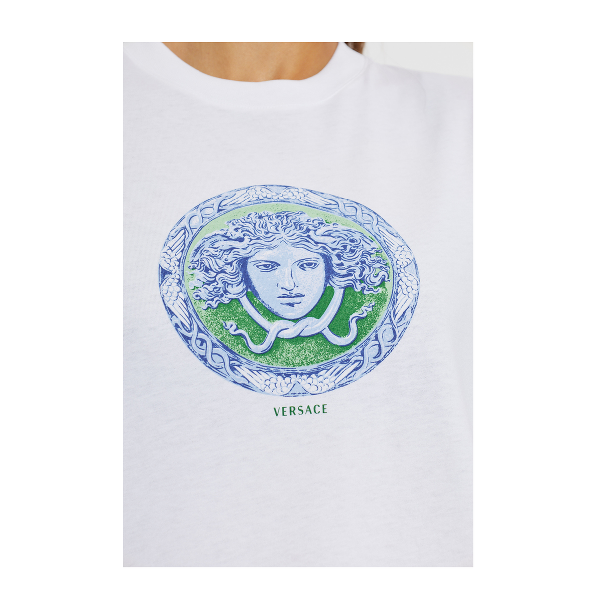 MAYFEYR - Versace - White T Shirt - 10270271A193031W000
