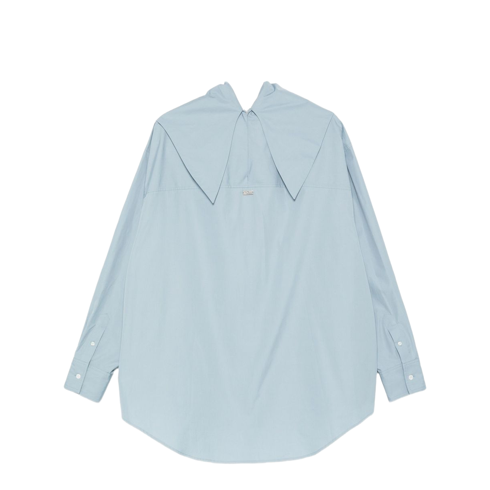 Sky Blue Cotton Oversized Shirt