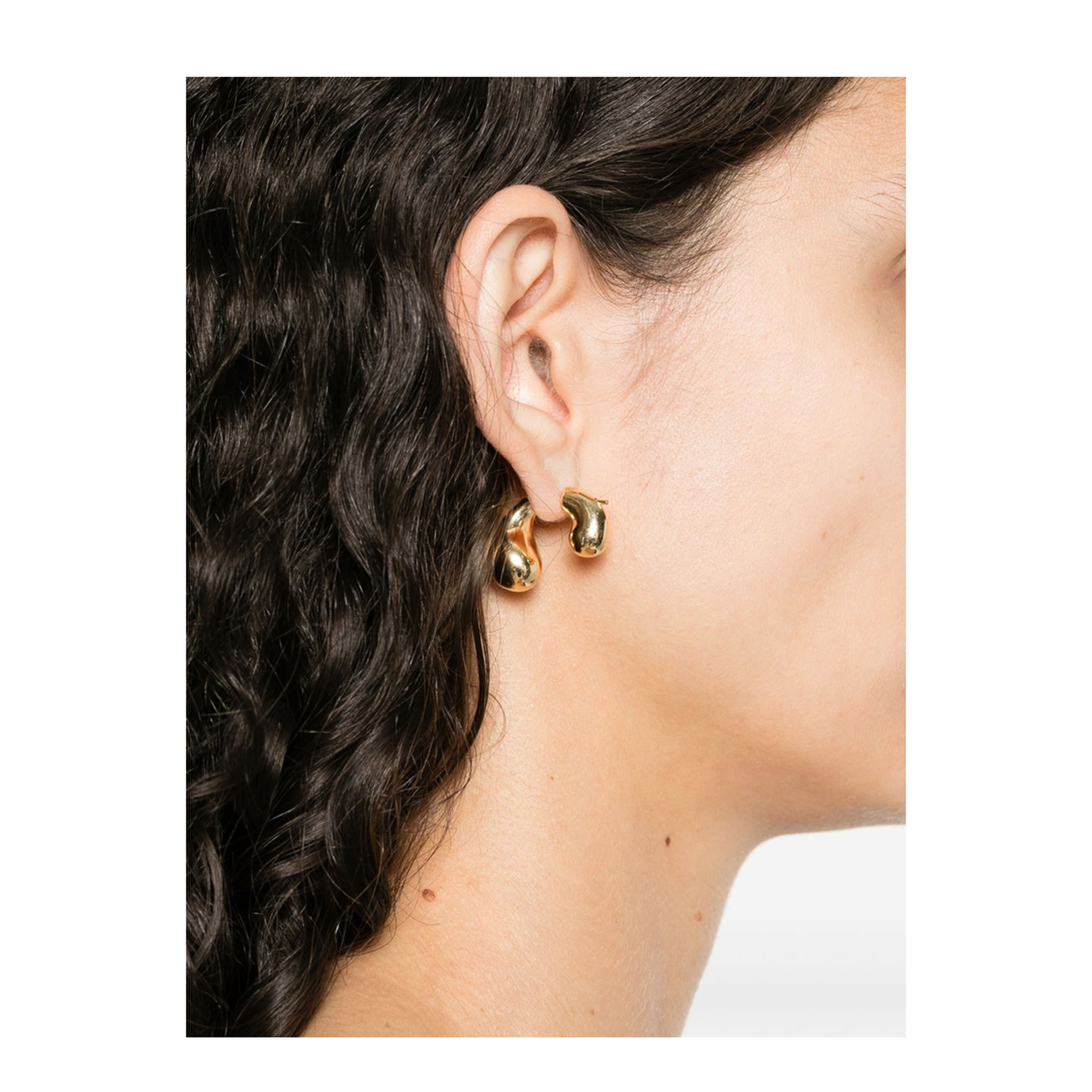 Teardrop Earrings in Natural