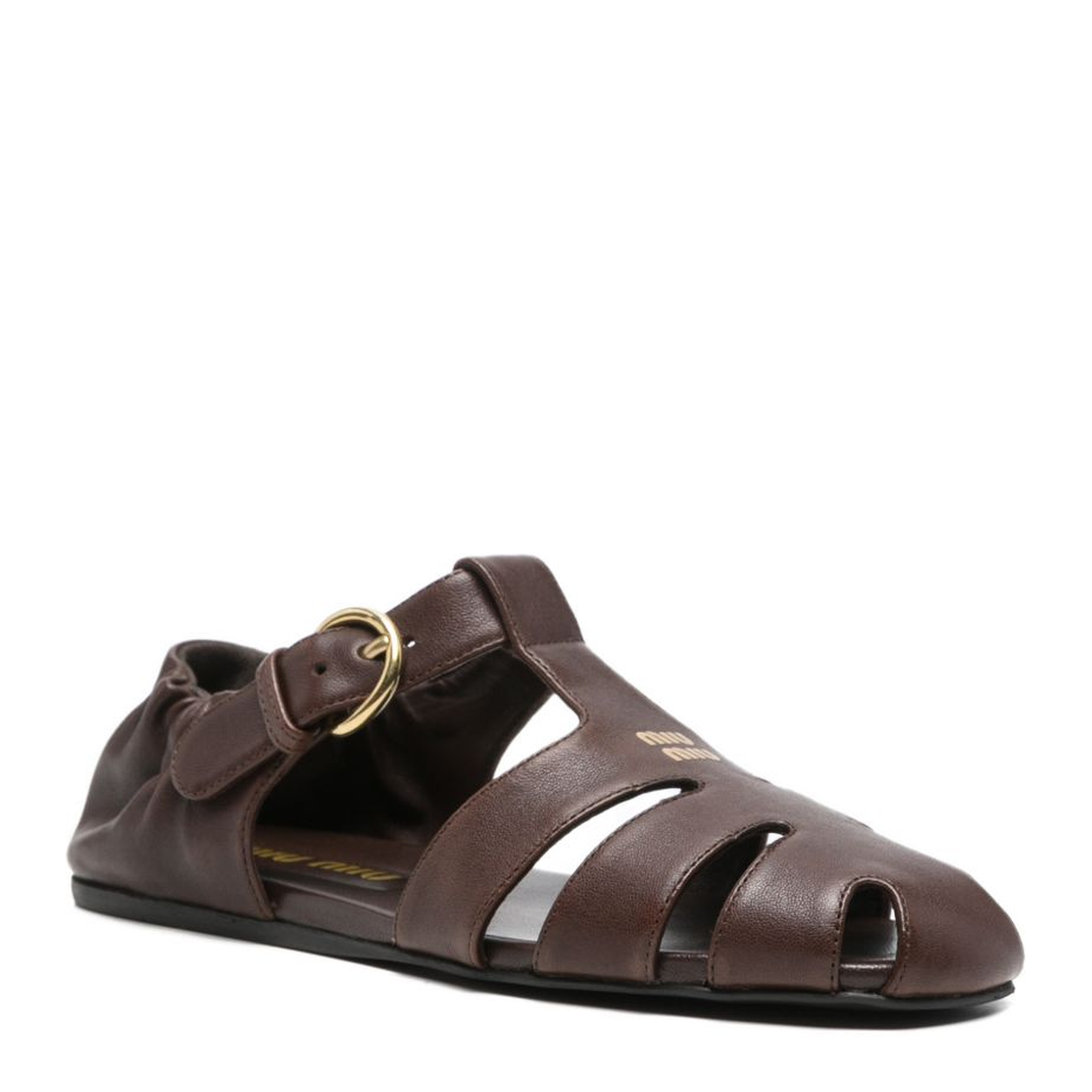 MAYFEYR - Miu Miu - Sandals Brown - 5E395EEFXF0NBL