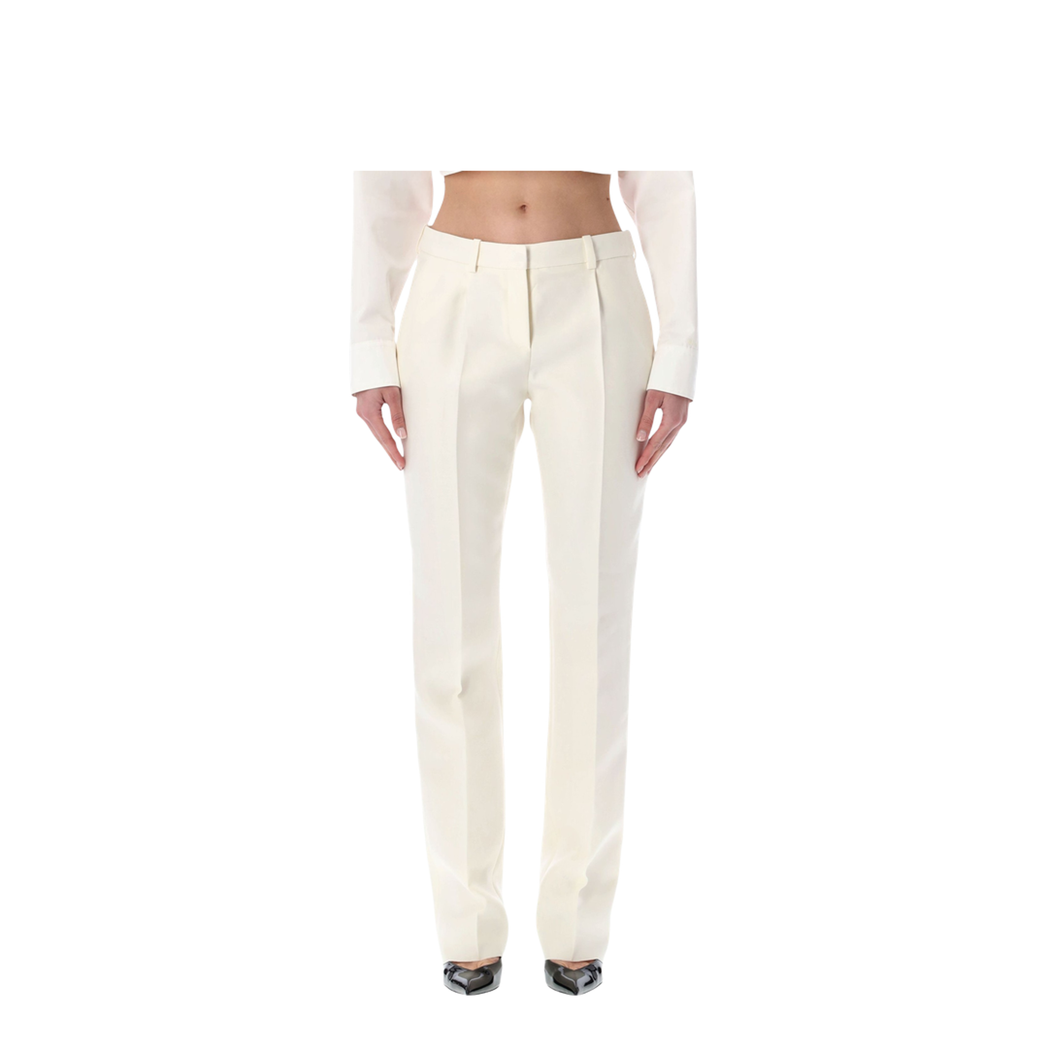 MAYFEYR - Balenciaga - Trousers White - 872125TUT229002