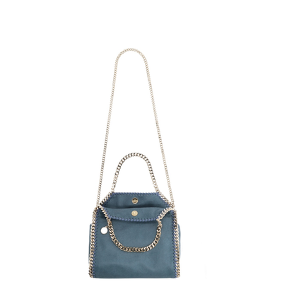 Light Blue Falabella Mini Tote Bag