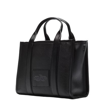 Medium Tote Bag In Black Leather