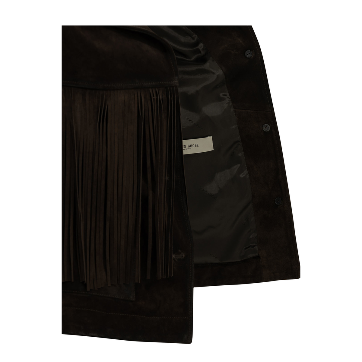 MAYFEYR - Golden Goose - Fringed Leather Jacket - GWP02368P00273755259