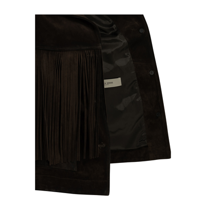 MAYFEYR - Golden Goose - Fringed Leather Jacket - GWP02368P00273755259