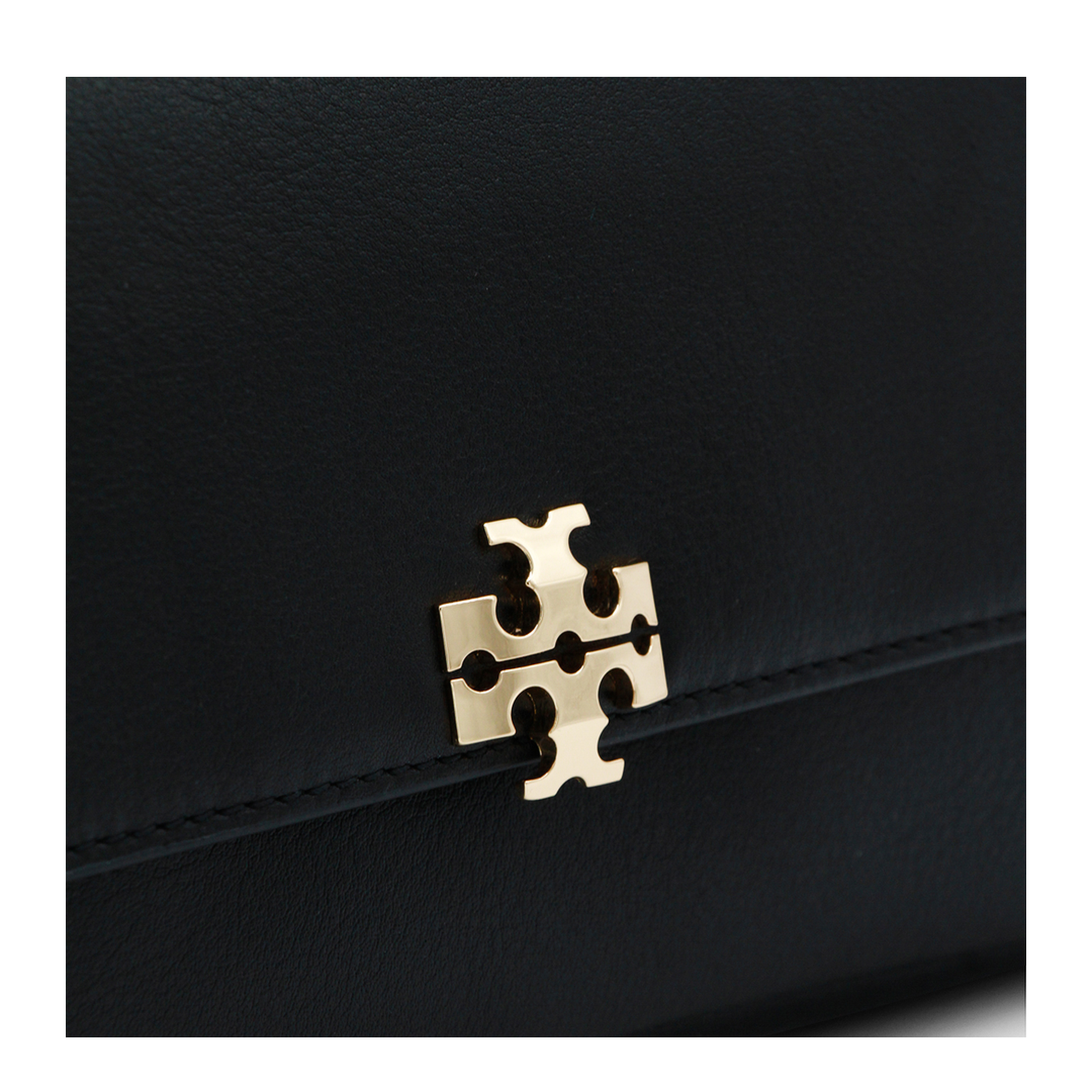 Charlie Small Calf Leather Shoulder Bag - Black