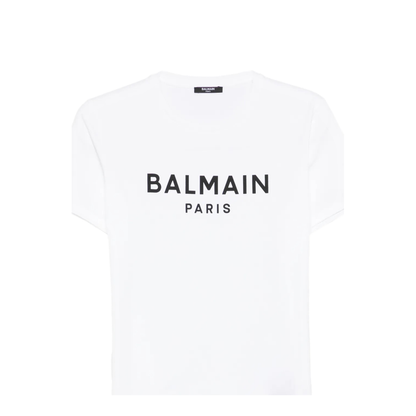 MAYFEYR - Balmain - T Shirt With Logo - BY8R11Z3672100NE