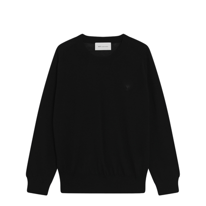 MAYFEYR - Ami Paris - Black De Coeur Wool Sweater - HKS866KN00390180