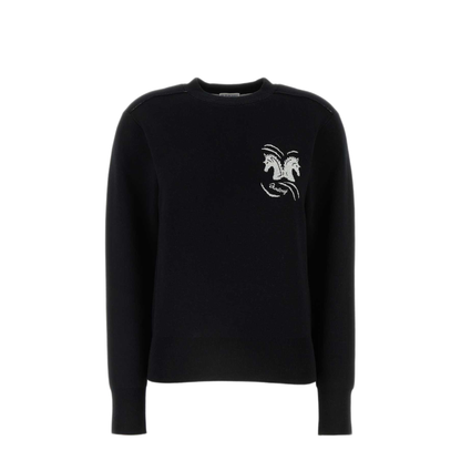 MAYFEYR - Burberry - Black Stretch Wool Blend Sweater - 8099618A1189