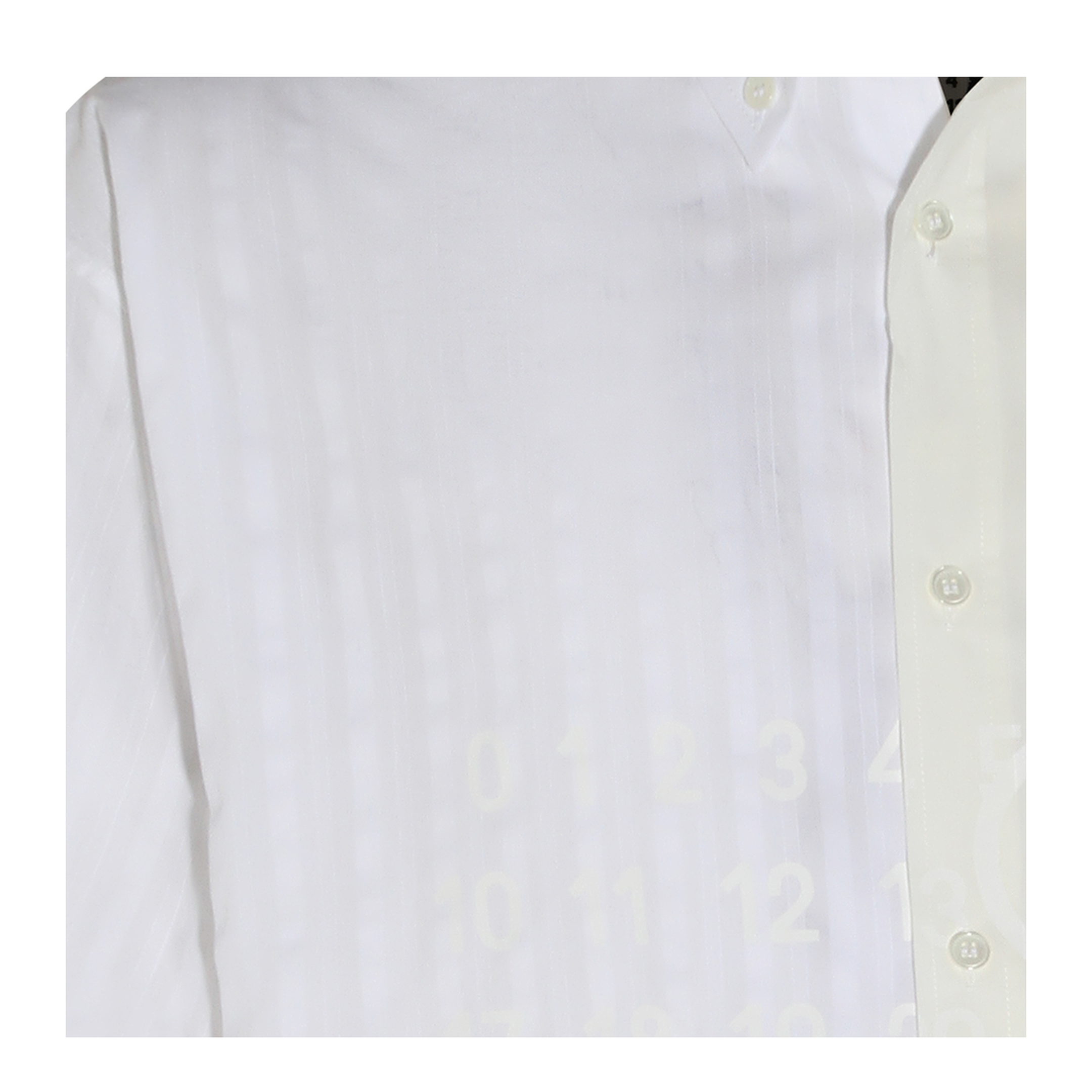 Two-tone cotton poplin shirt