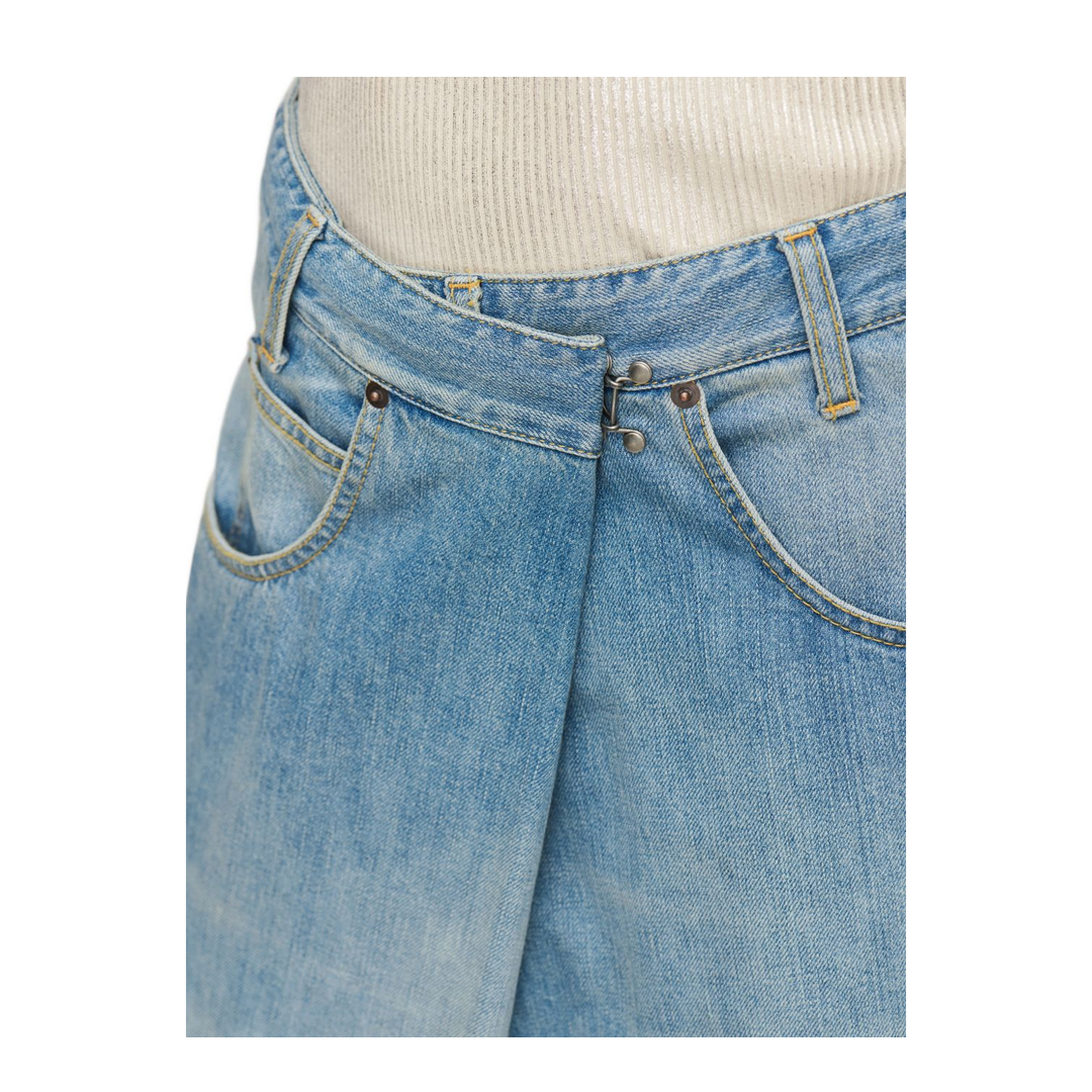 MAYFEYR - Maison Margiela - Light Blue Cotton Jeans - S51LA0188M30034962