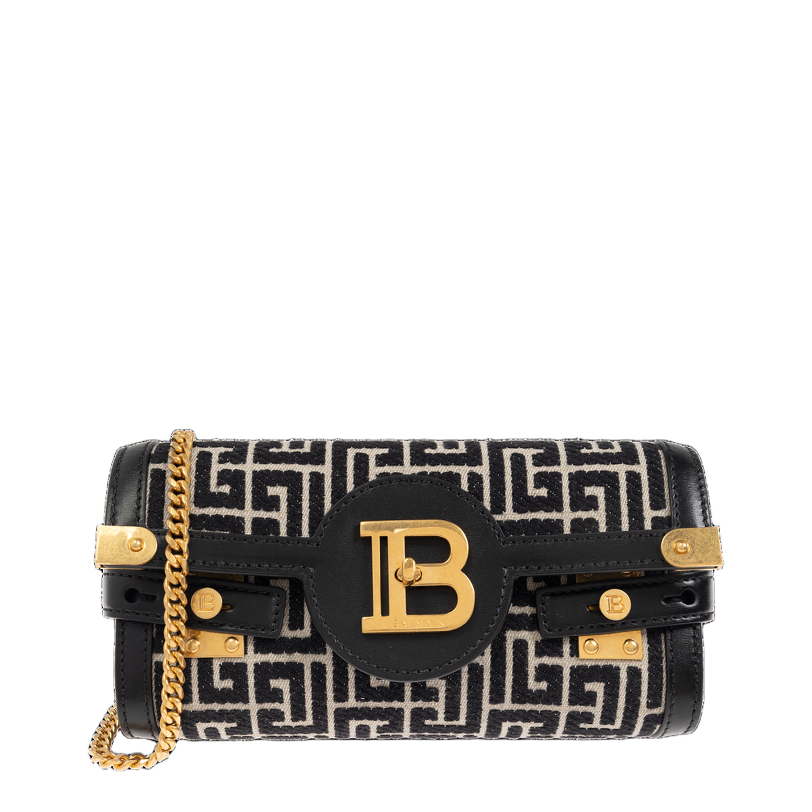 B-Buzz Pouch 23 in Monogrammed Jacquard Canvas and Leather