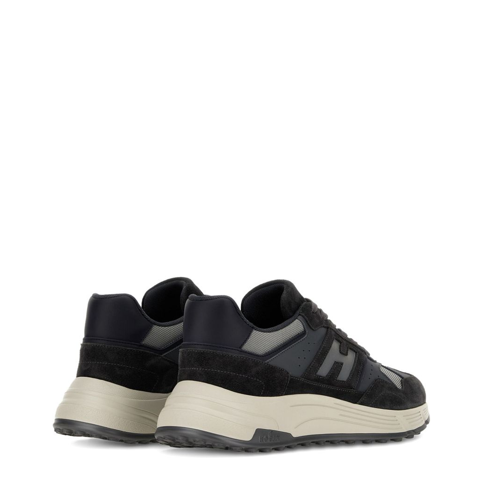 Midnight Blue Front Lace-Up Fastening Shoes