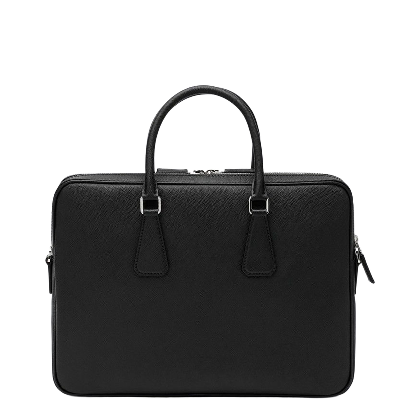 Black Saffiano Leather Work Bag