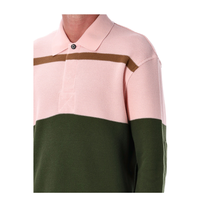 MAYFEYR - Bottega Veneta - Embroidered Piquet Polo Shirt Multicolor - 834337V5OB06334