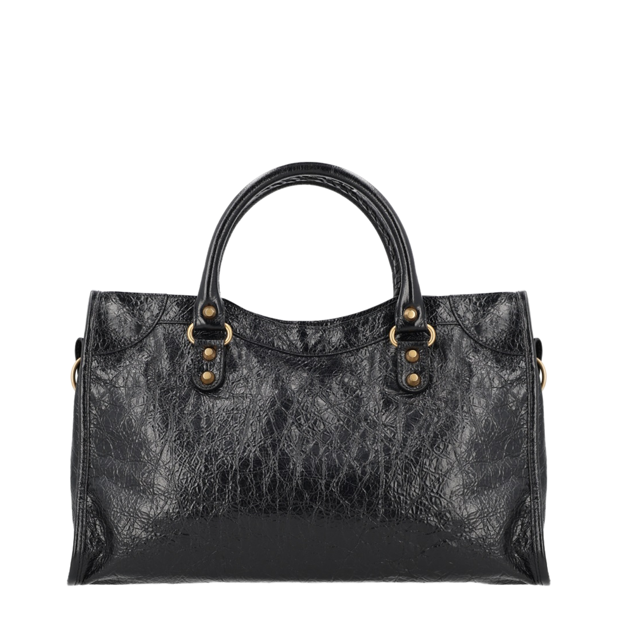 Le City Medium Arena Lambskin Shoulder Bag - Black