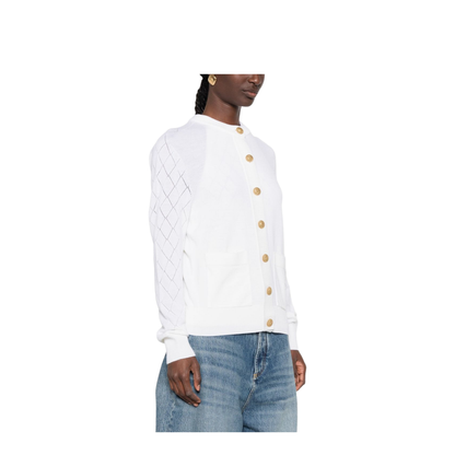 MAYFEYR - Balmain - Sweaters White - HF1KN085KJ990FA