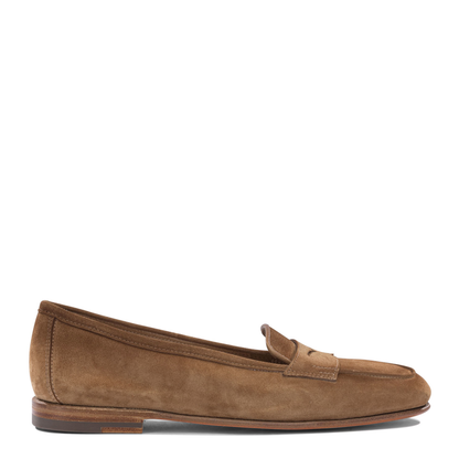 MAYFEYR - Santoni - Carla Suede Loafers - WUNY71031SA4SAEAC40C40
