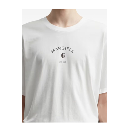 White T-shirt with logo print
