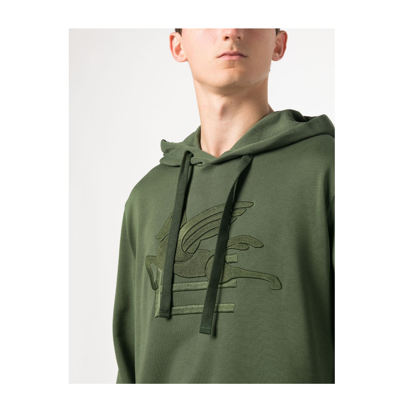 Green Cotton Sweatshirt