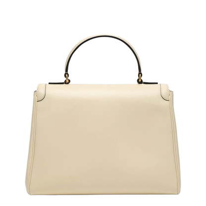 Large 9to5 Shoulder Bag in Butter Color