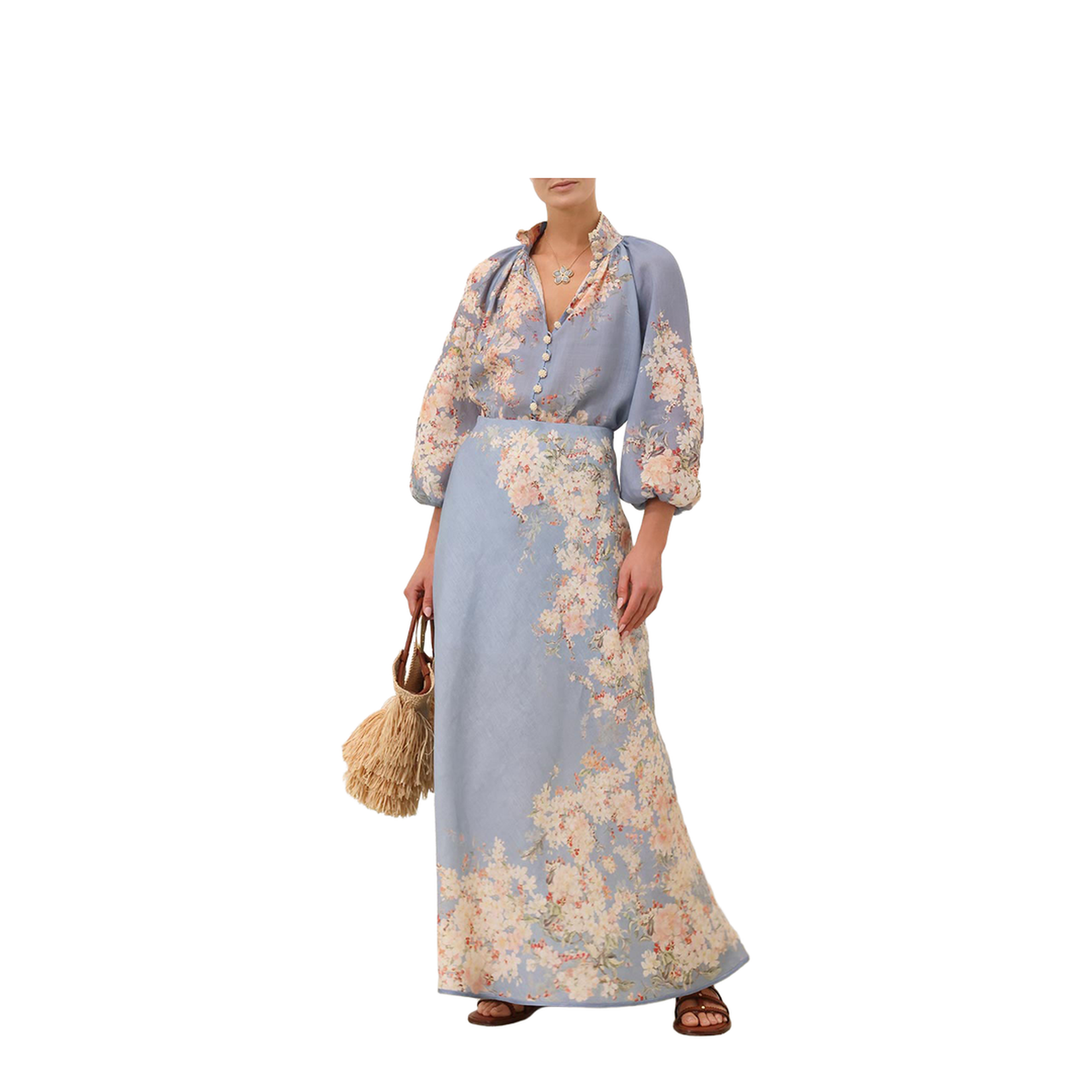 Cascadian Printed Long Skirt