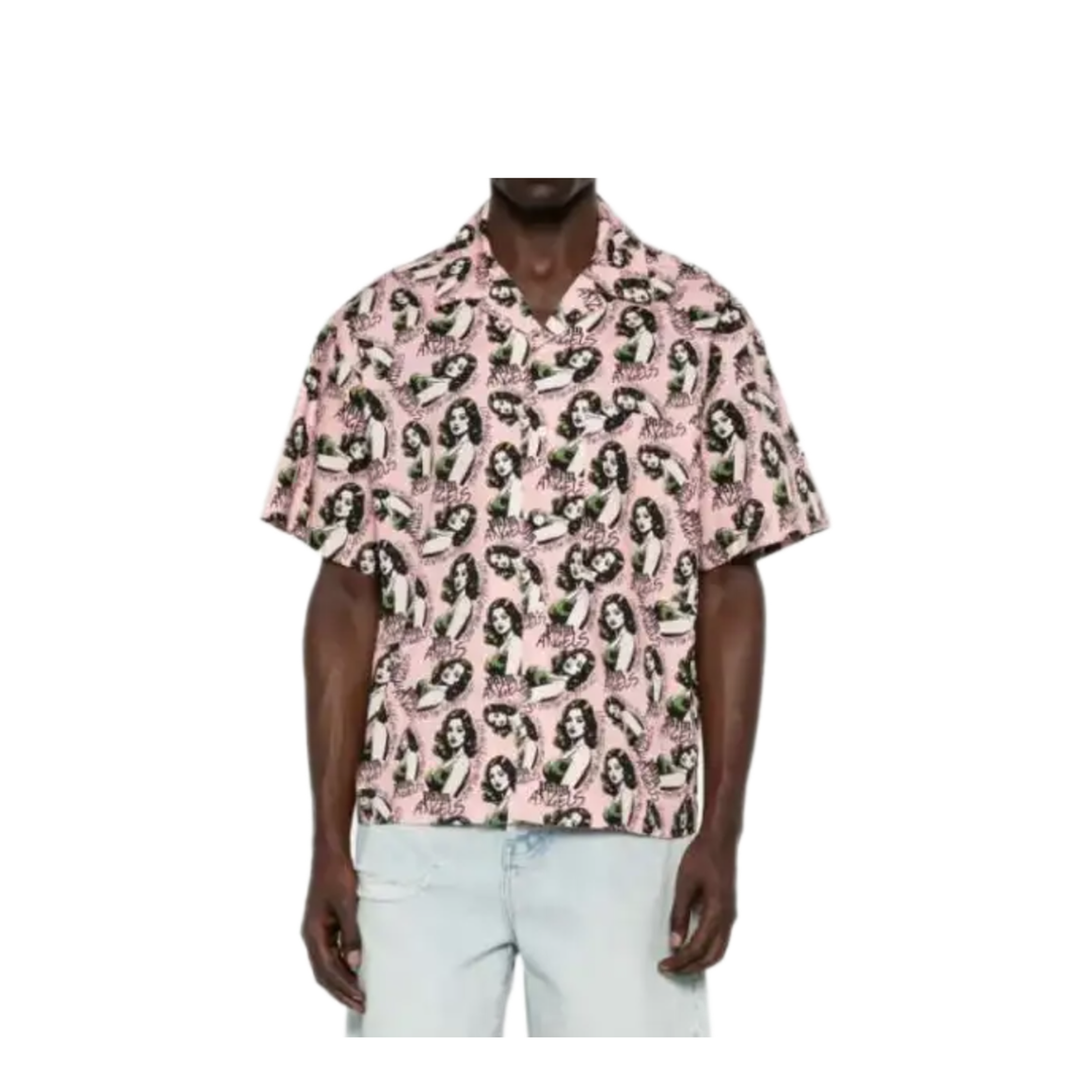 MAYFEYR - Palm Angels - Pinup Allover Loose Bowling Shirt - PMGG00DS26FAB0013084