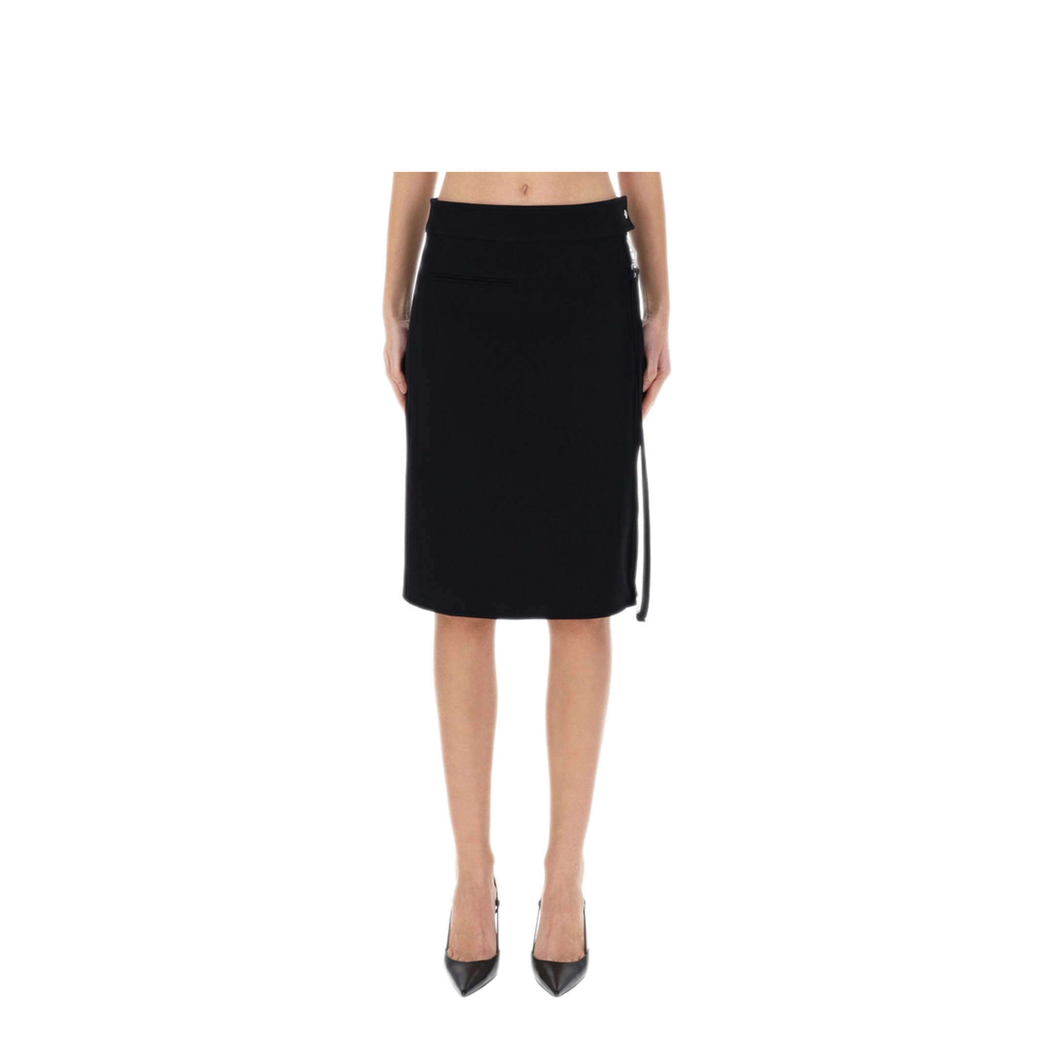 MAYFEYR - Courreges - Midi Skirt With Zipper - 325CJU278WO01439999