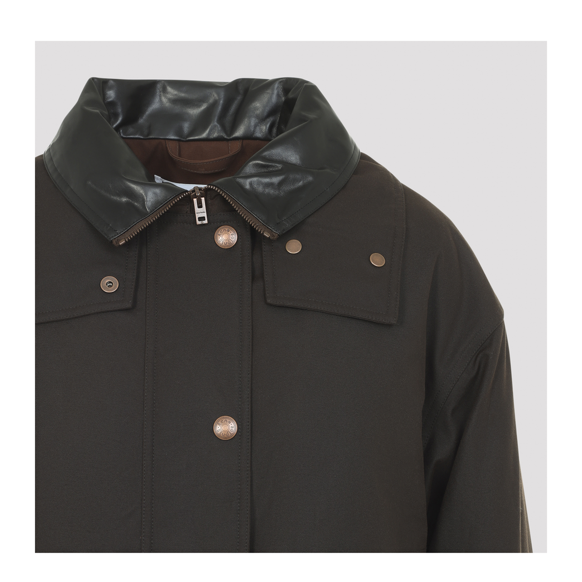 MAYFEYR - Acne Studios - Dark Brown Organic Cotton Jacket - A90737ADM