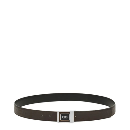 MAYFEYR - Ferragamo - Double Square Reversible Leather Belt - 6706200791120T