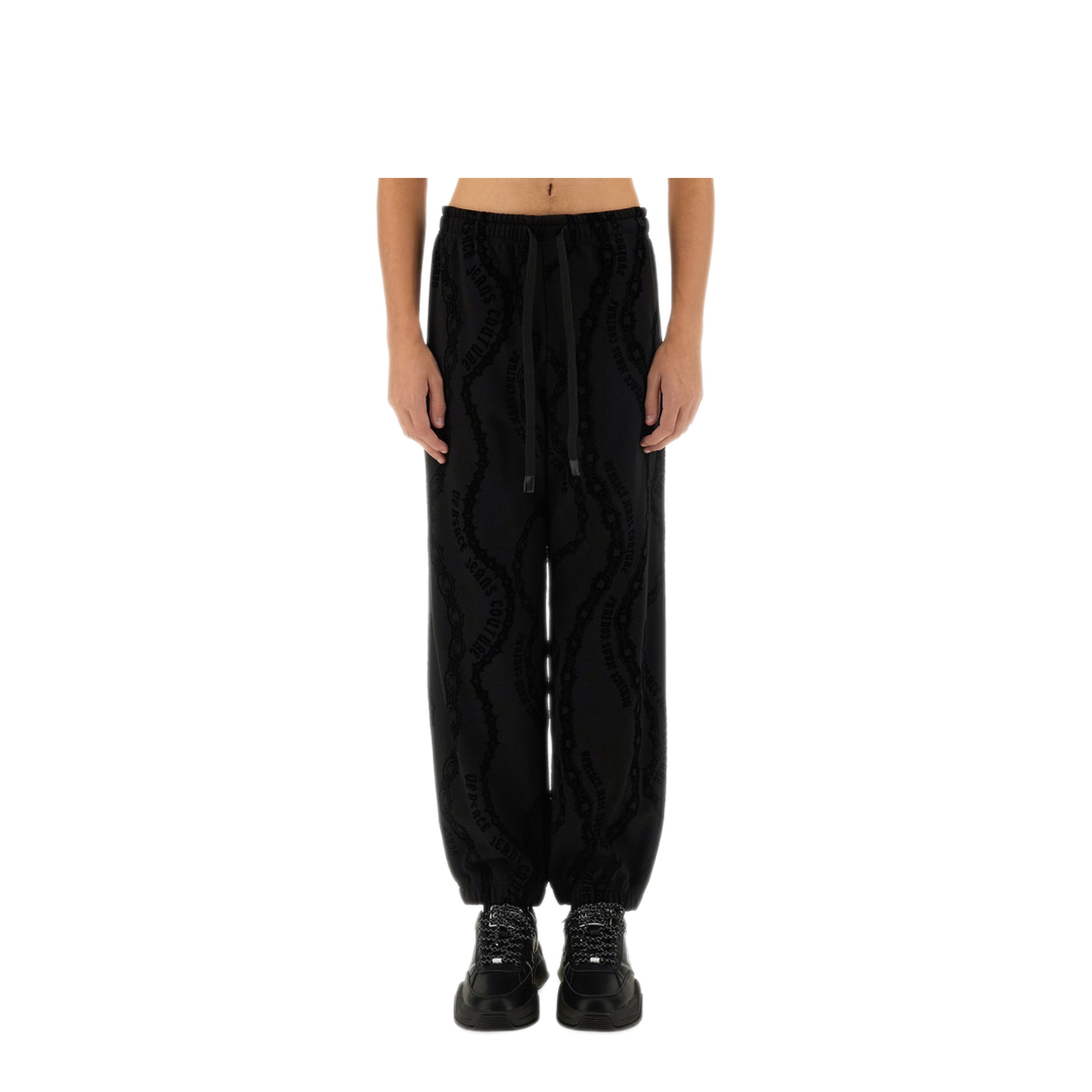 MAYFEYR - VERSACE JEANS COUTURE - All Over Chain Jogging Pants - 77GAA315FS176899