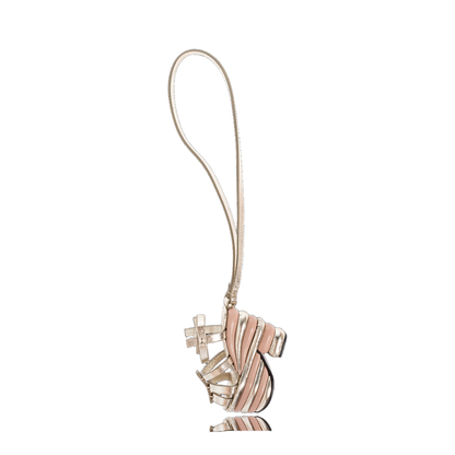 MAYFEYR - Ferragamo - Leather Shoe-Shaped Pendant - 220690CHARM787964CHAMPAGNE