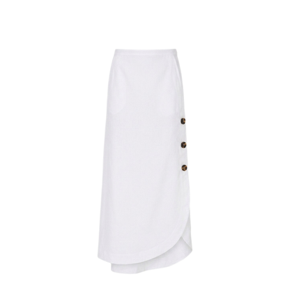 MAYFEYR -  - Canvas Skirt In Viscose And Linen - 2616101042600419001