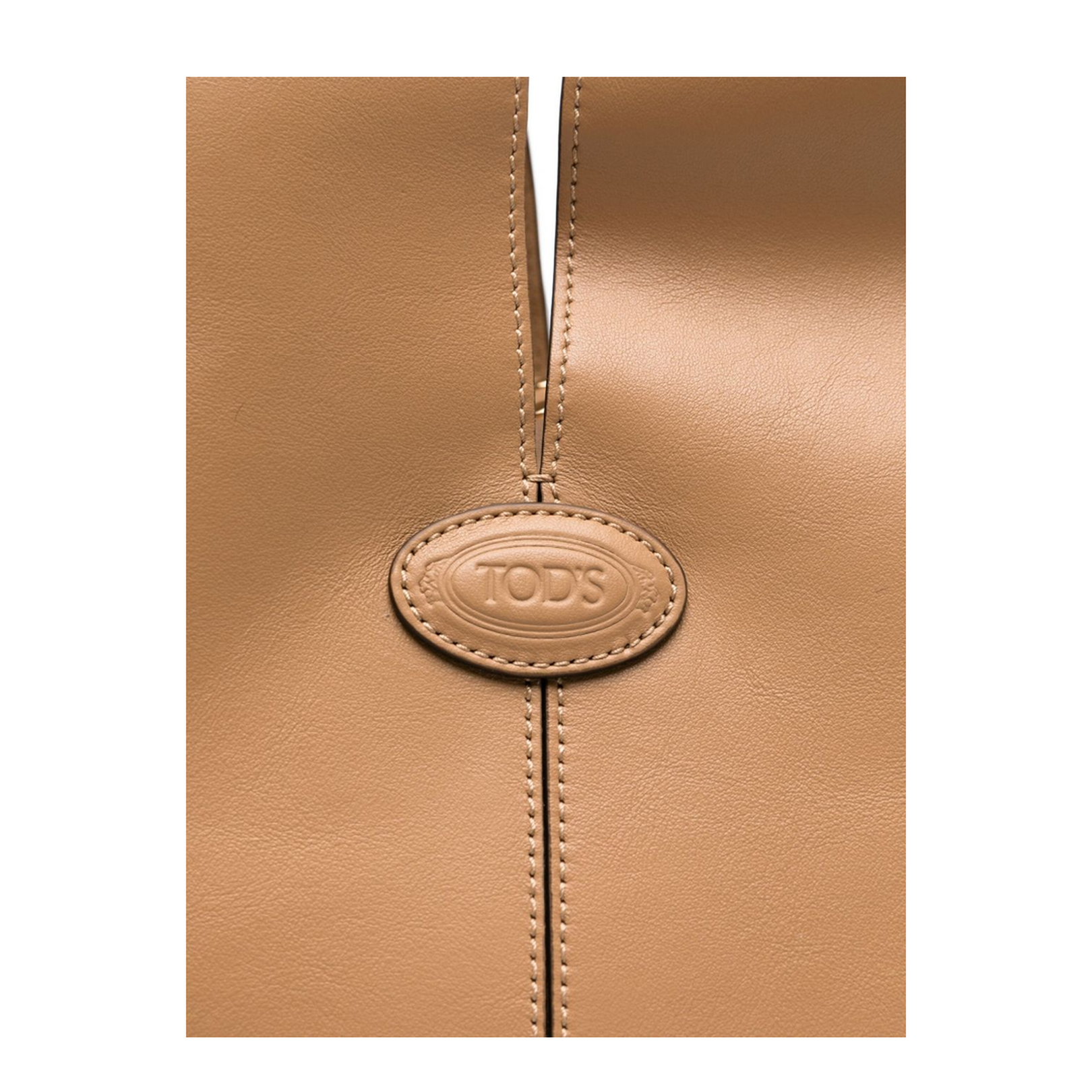 Light Brown Calf Leather Top Handle Bag