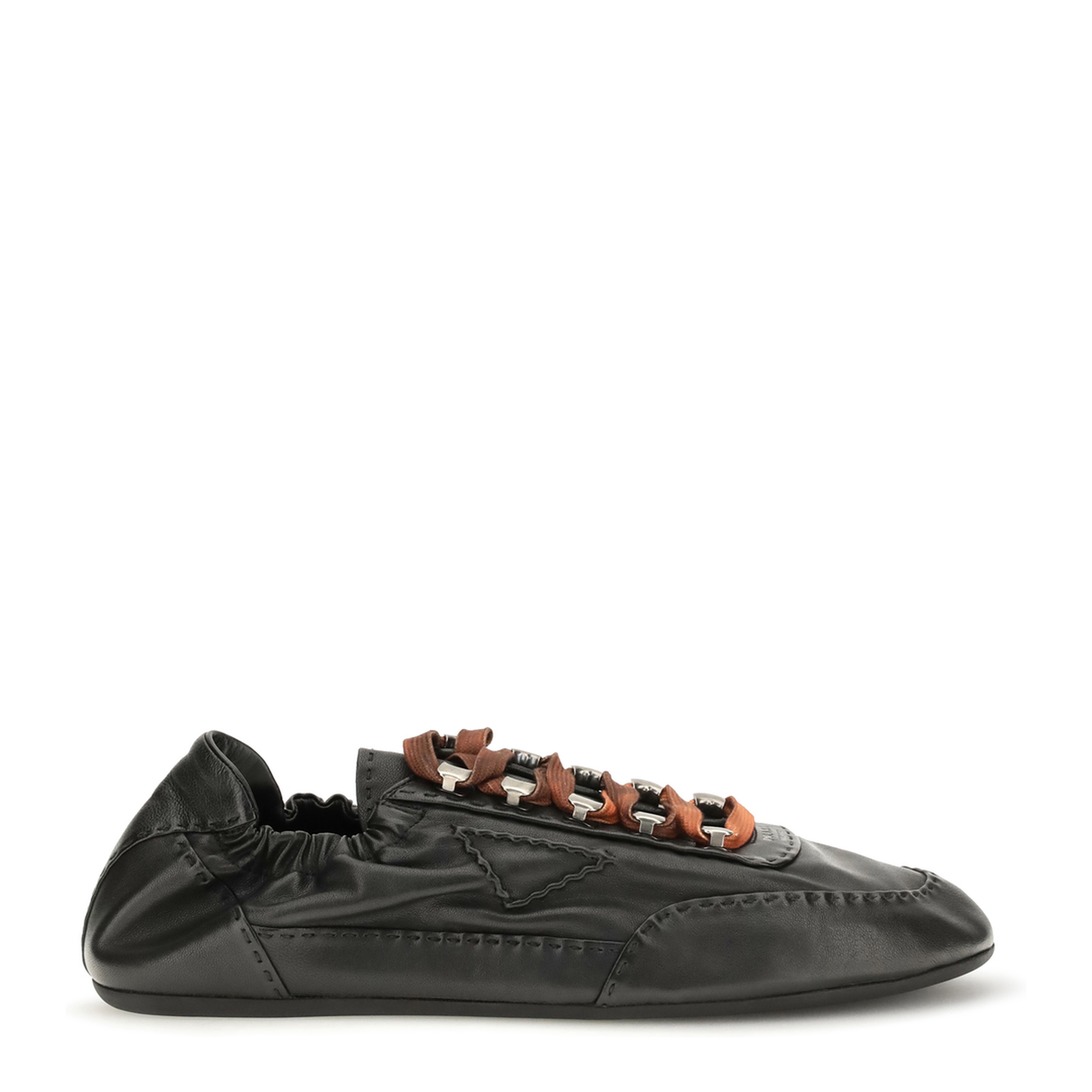 MAYFEYR - Prada - Collapse Aged Nappa Leather Sneakers - 2EE490FG0002HKD