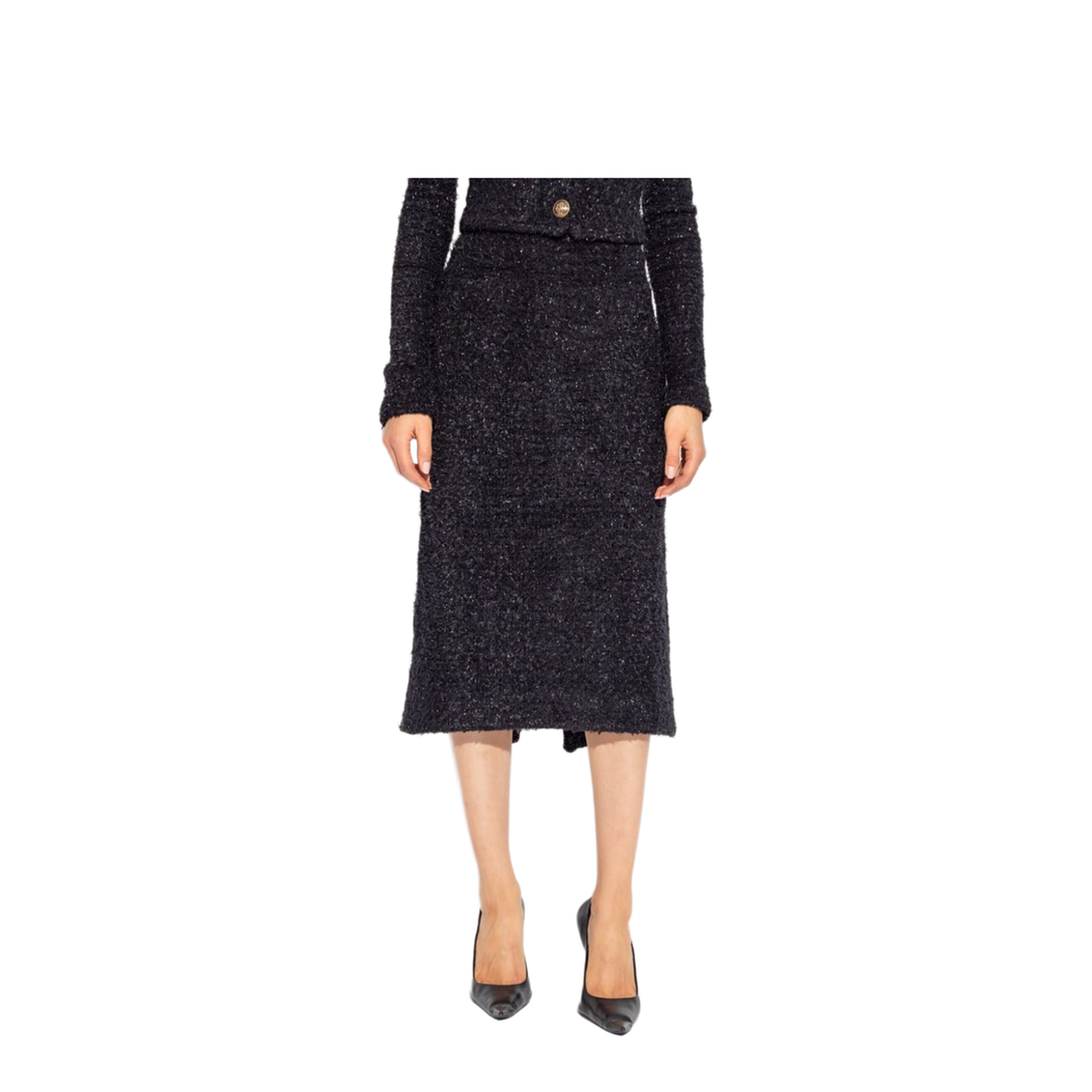 Tweed Midi Skirt