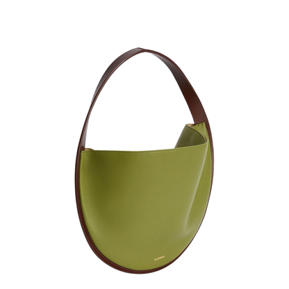 Pivot Leather Hobo Bag - Green