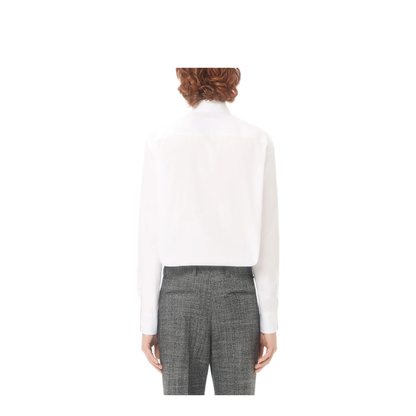 MAYFEYR - Valentino - Oxford Cotton Shirt With Vgold - 9V3ABB84BH10BO