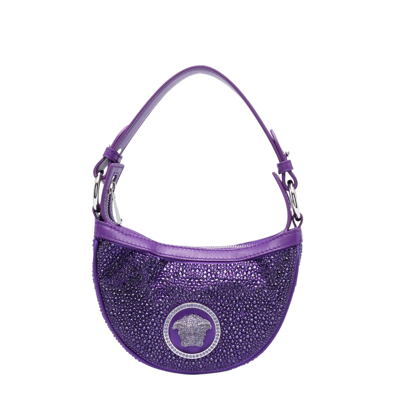 Mini Hobo Bag with Crystals