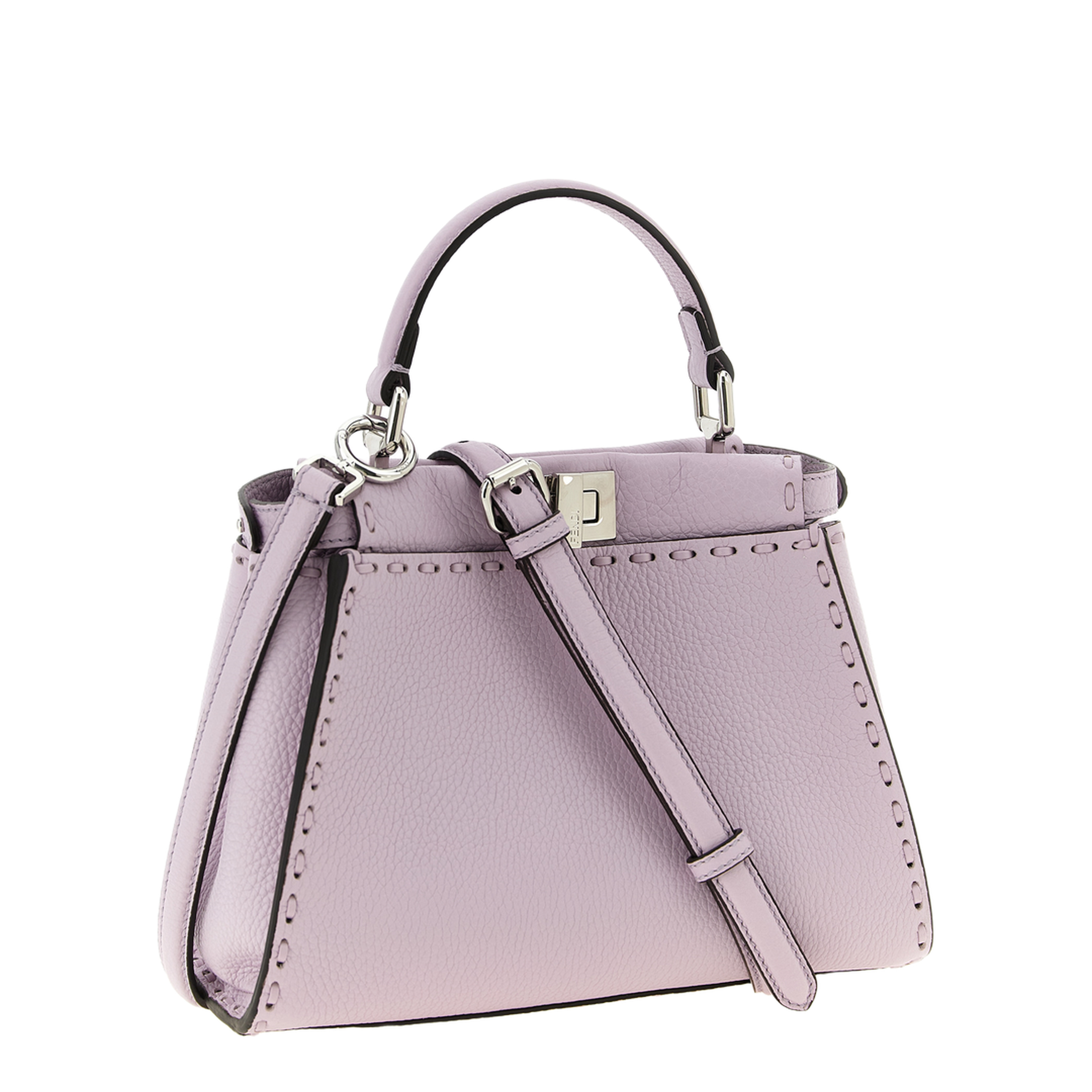 Peekaboo Mini Cuoio Romano Leather Purple