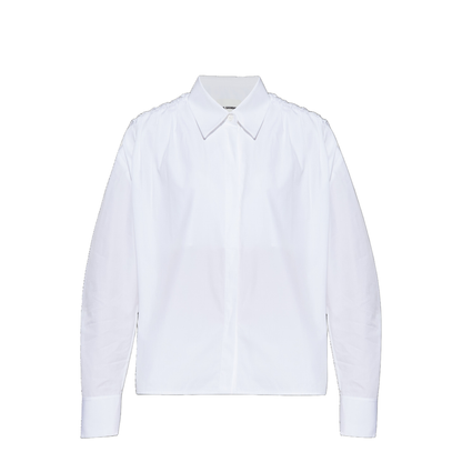 Women's White Cotton Shirt