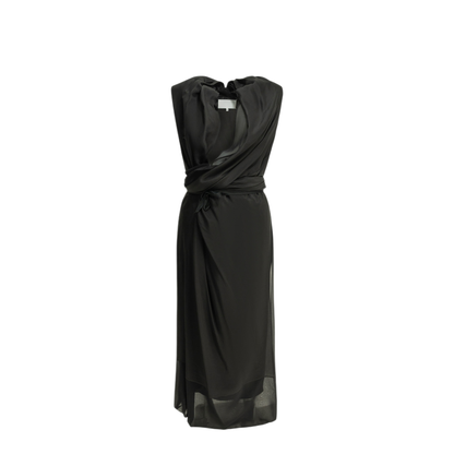 MAYFEYR - Maison Margiela - Draped Silk Midi Dress - S29DD0066M35850900