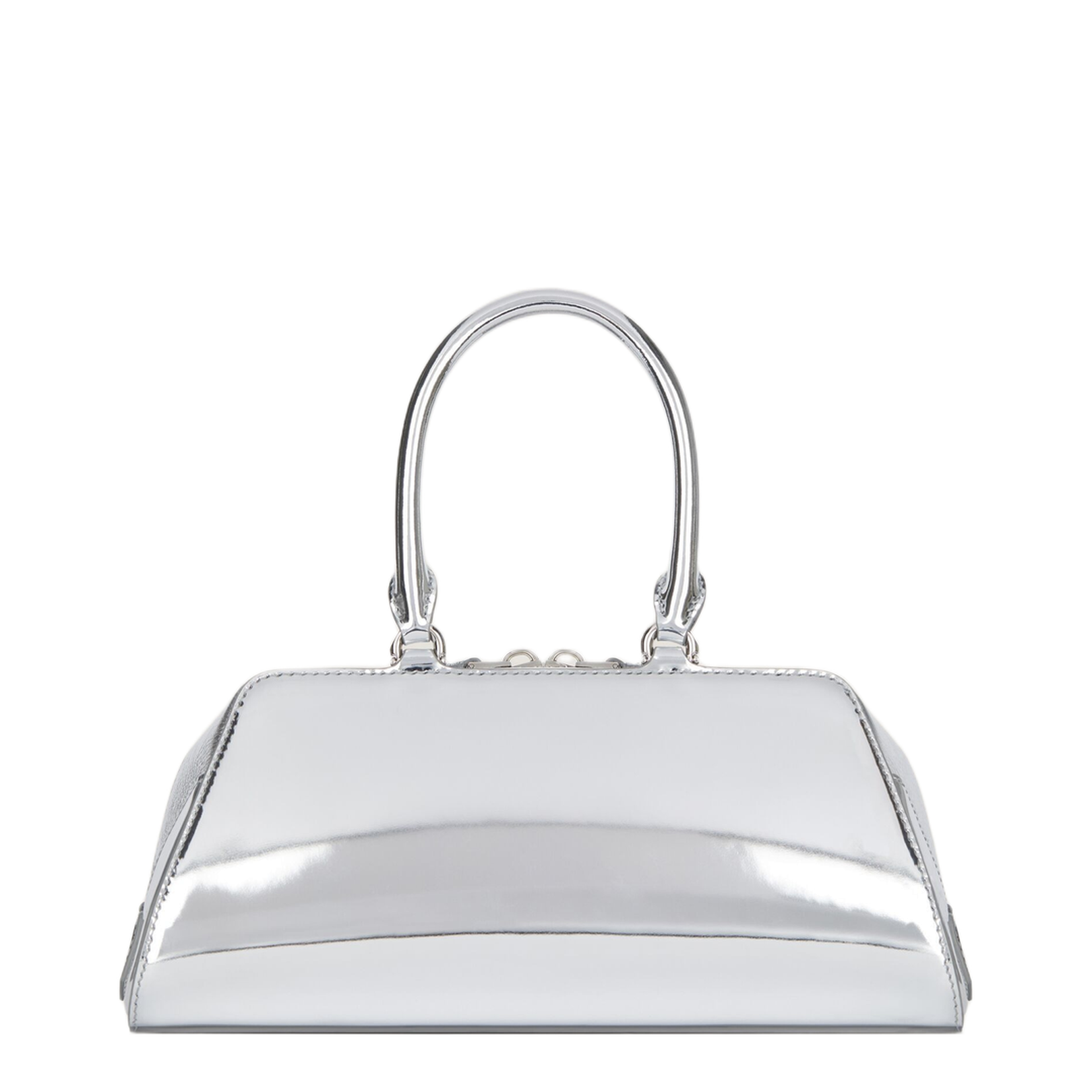 Small Antigona East-West Bag in Laminated Leather