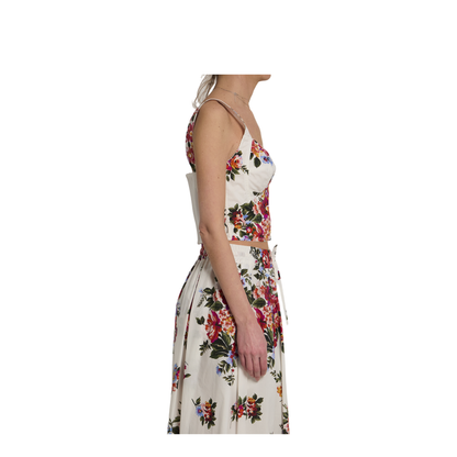 Bustier Top with Floral Print