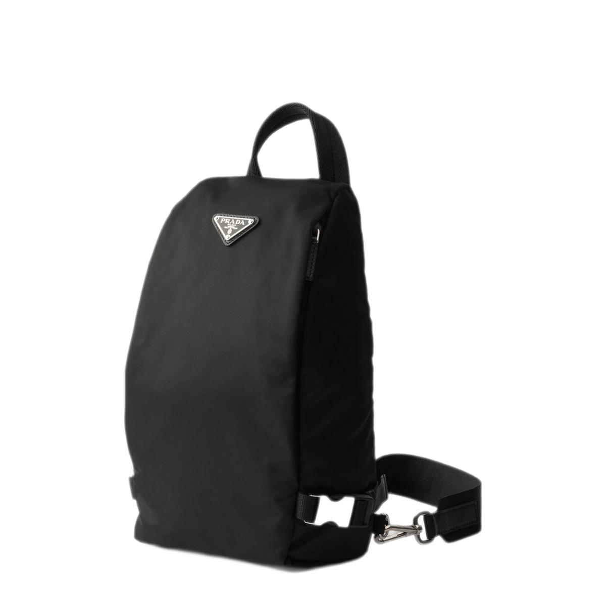 Triangle Logo Re-Nylon Backpack - Nero