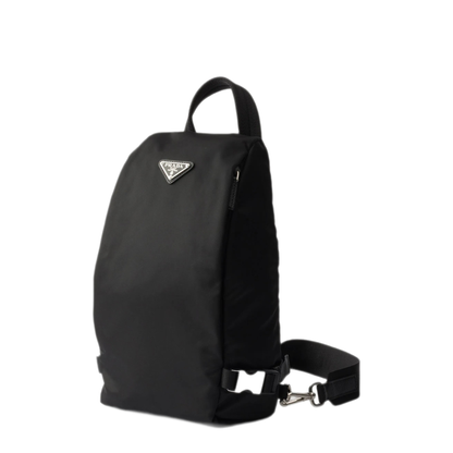 Triangle Logo Re-Nylon Backpack - Nero